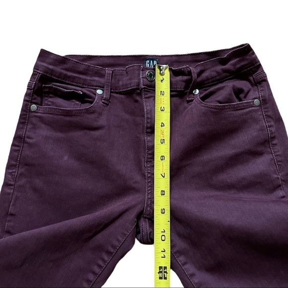 GAP DENIM TRUE SKINNY PLUM PURPLE JEANS‎ SIZE 28R - Picture 9 of 15